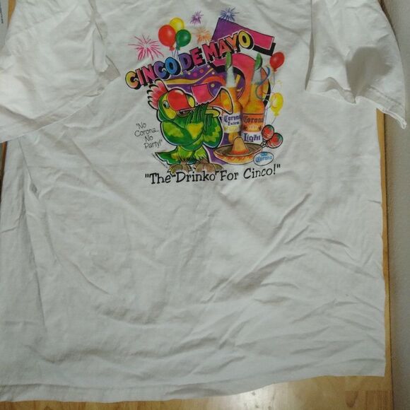 Vintage Corona Cinco De Mayo Drinko For Cinco T-Shirt - Picture 2 of 9